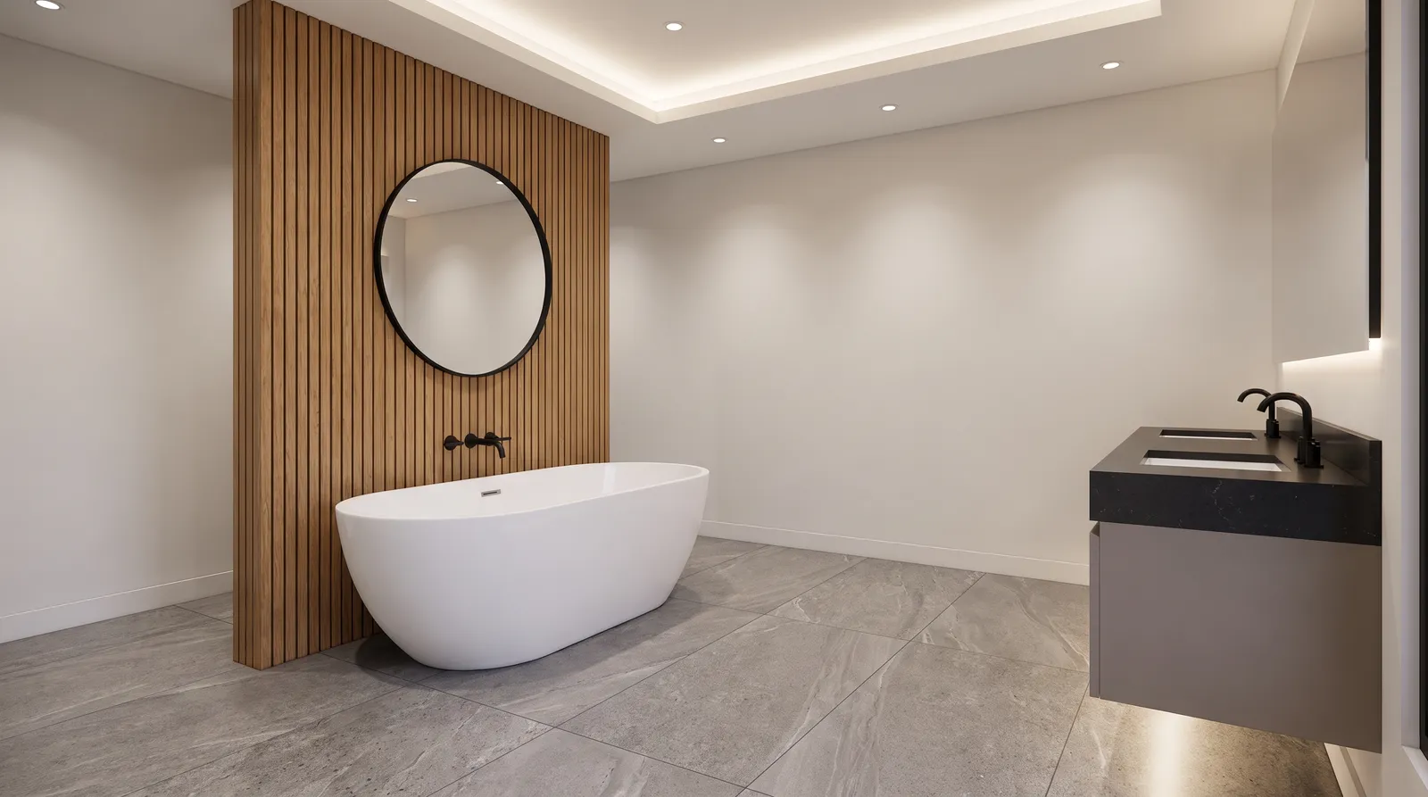 3D bathroom render — Tomek Construction