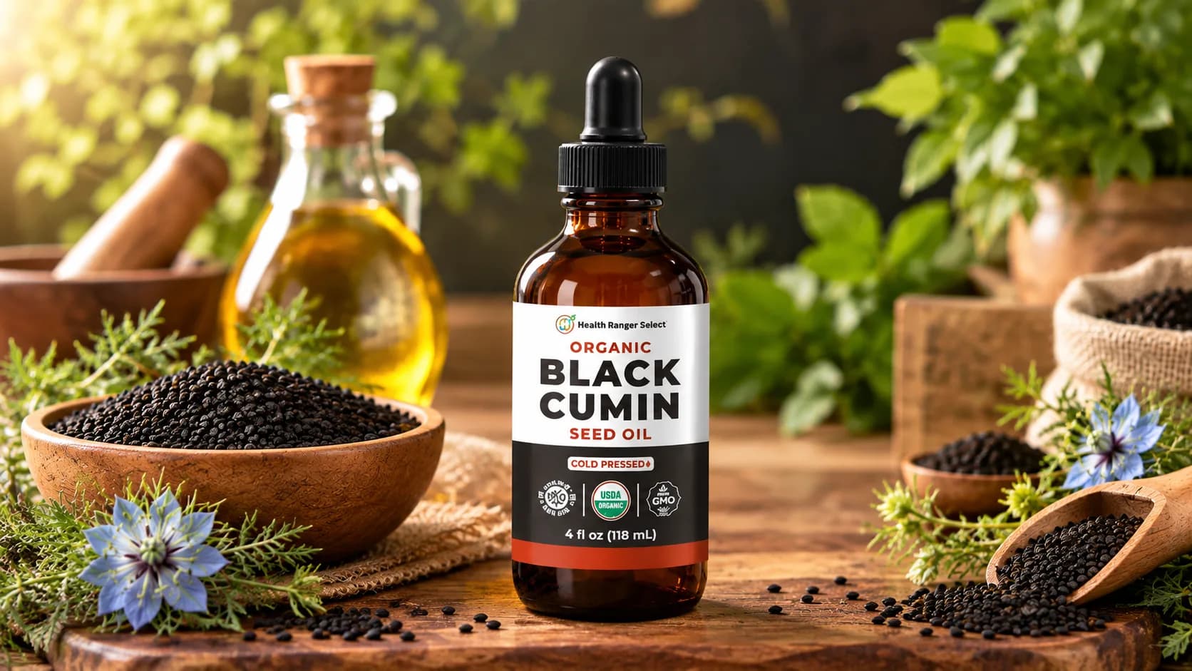 Health Ranger Organic Black Cumin Seed Oil