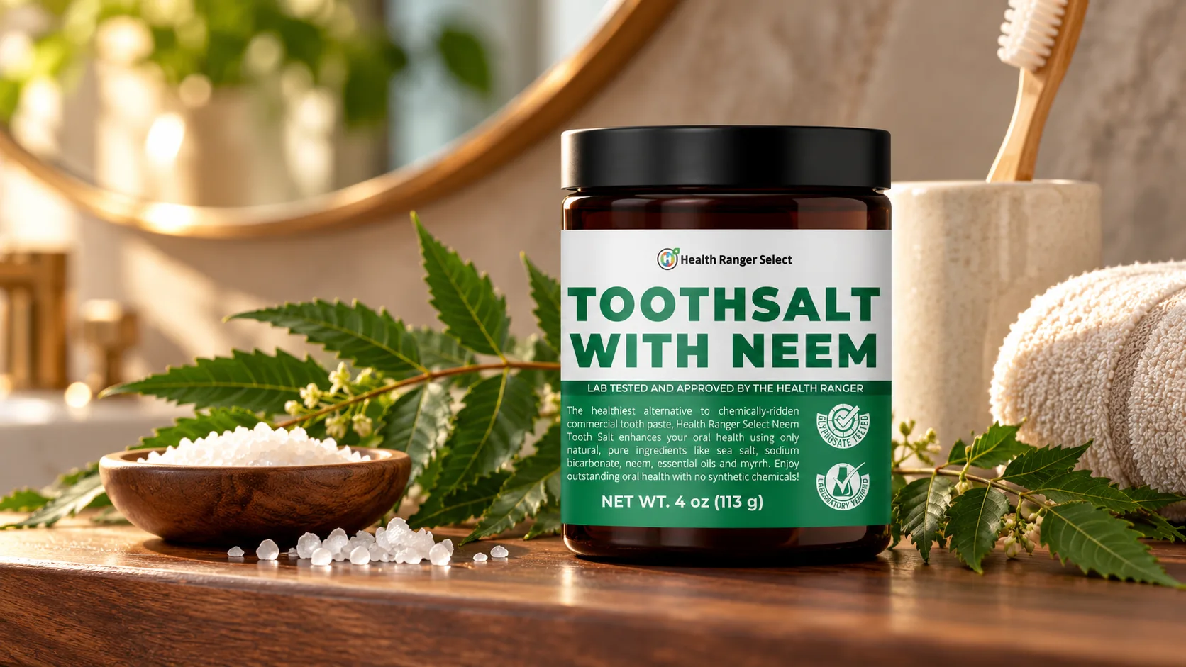 Health Ranger Select Toothsalt with Neem