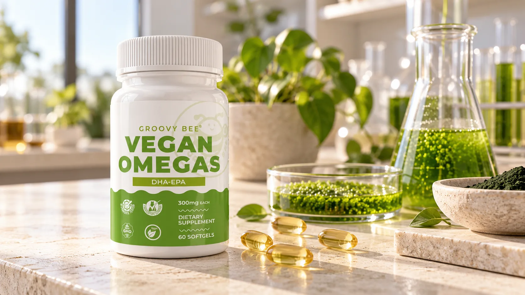 Health Ranger Vegan Omegas DHA-EPA (300 mg) 60 Softgels
