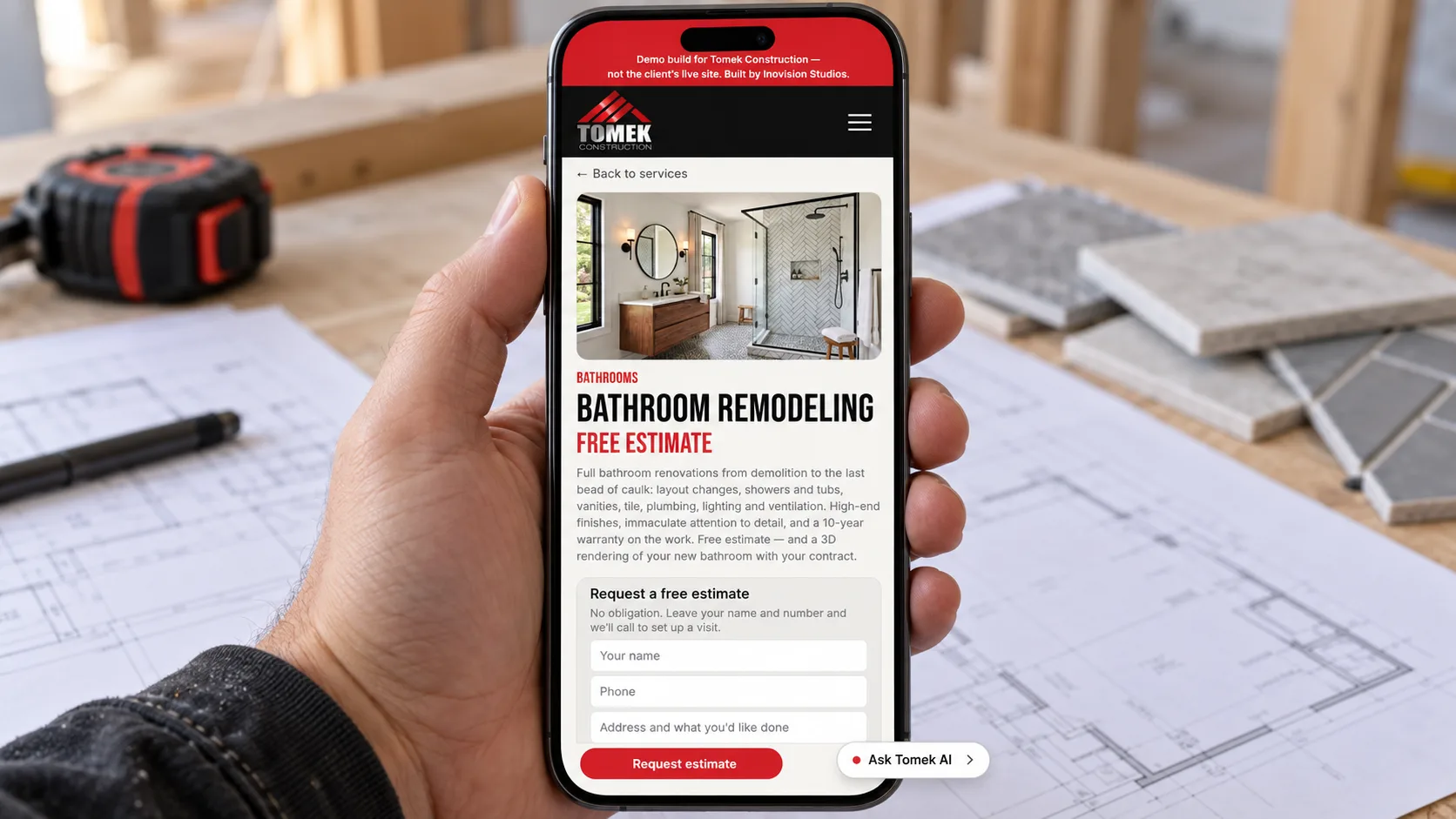 Construction Website design